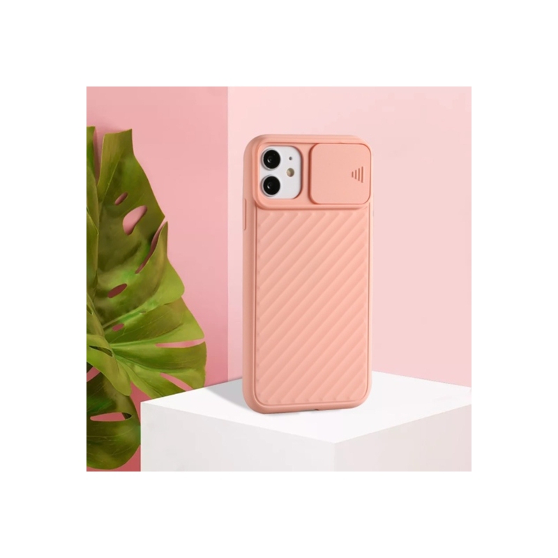 Foto 5 pulgar | Funda Protectora De Cámara De Silicona Para Iphone 12 Mini - Rosa - Venta Internacional.