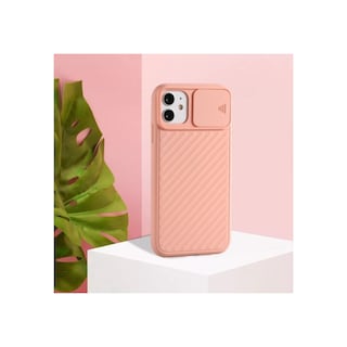 Foto 4 | Funda Protectora De Cámara De Silicona Para Iphone 12 Mini - Rosa - Venta Internacional.