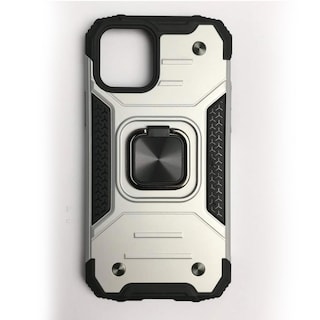 Foto 3 | Funda Para Iphone 12 Y 12 Pro Reforzada En Plata - Venta Internacional.