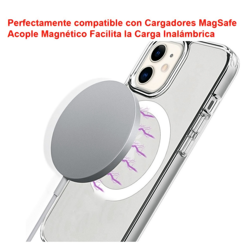 Foto 4 pulgar | Funda Magnética Para Iphone 12 Mini Con Magsafe Transparente - Venta Internacional.
