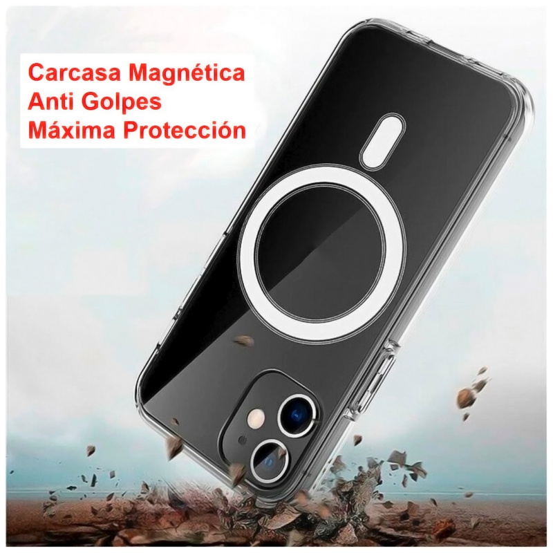 Foto 5 pulgar | Funda Magnética Para Iphone 12 Mini Con Magsafe Transparente - Venta Internacional.