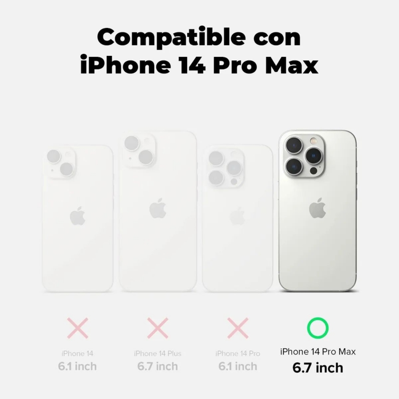 Foto 3 pulgar | Funda De Teléfono Magsafe Reforzada A Prueba De Golpes Para Iphone 14 Pro M - Venta Internacional.