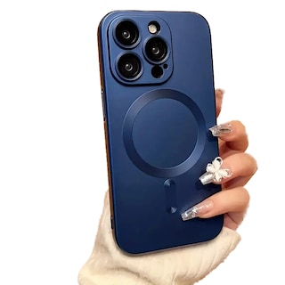 Foto 1 | Funda Magsafe Para Iphone 15 Pro Max Azul Metalizado - Venta Internacional.