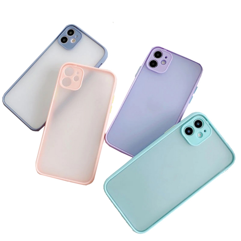 Foto 4 | Funda De Silicona Mate Premium Para Iphone 11 Celeste - Venta Internacional.