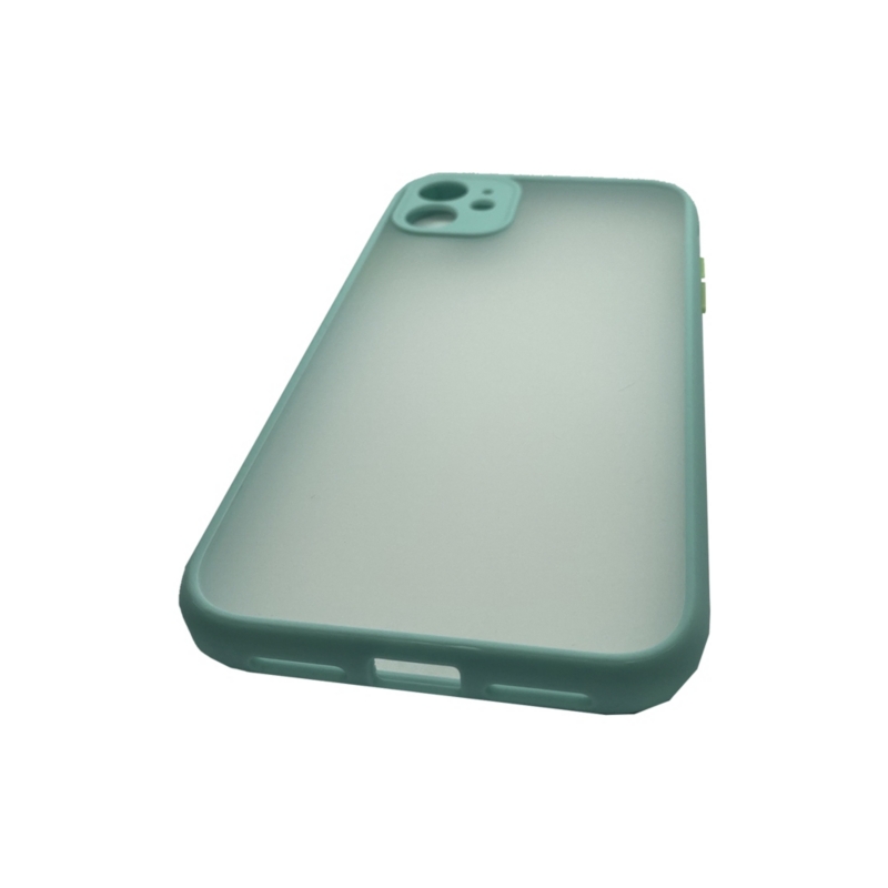 Foto 7 pulgar | Funda De Silicona Mate Premium Para Iphone 11 Celeste - Venta Internacional.