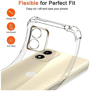 Foto 2 | Funda De Teléfono Tpu De Gel Transparente Para Motorola E13 - Venta Internacional.