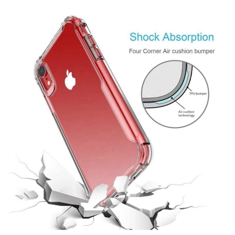Foto 4 | Funda De Silicona Transparente Reforzada Para Iphone Xs Max - Venta Internacional.