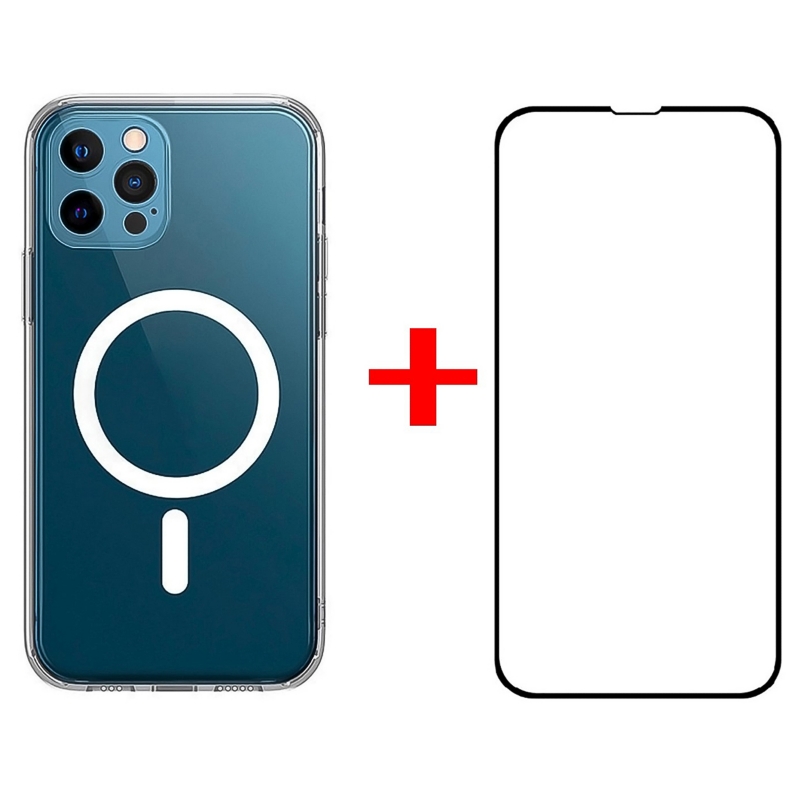 Funda Y Protector De Pantalla Para Iphone 14 Pro Con Magsafe - Venta Internacional.