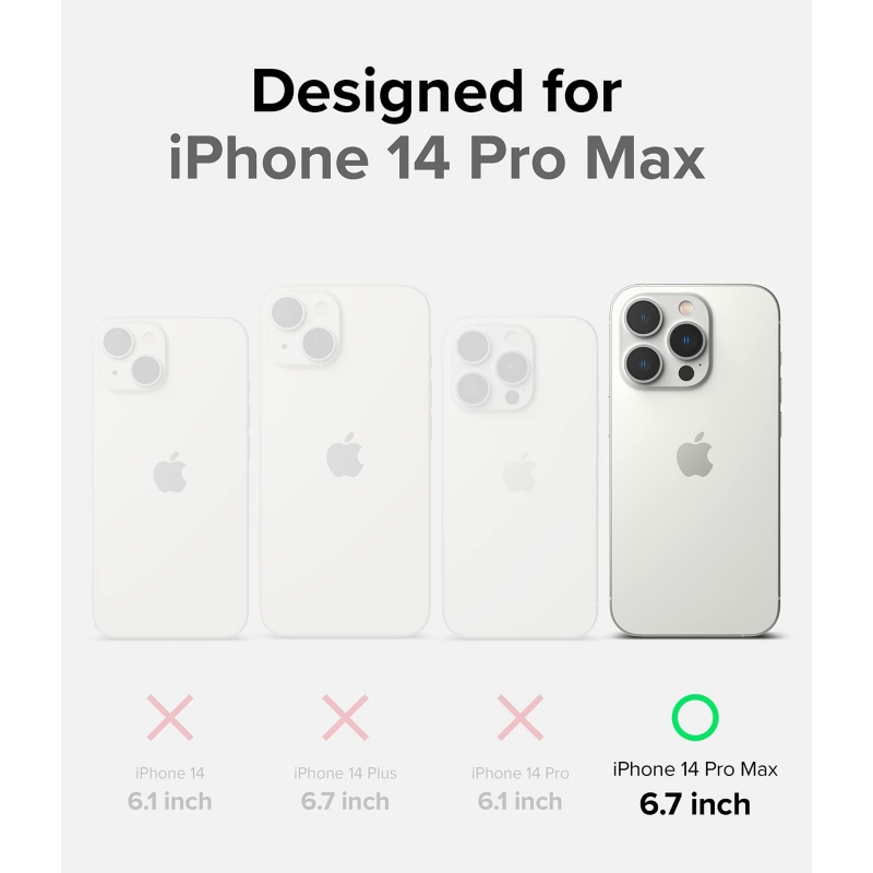 Foto 3 pulgar | Funda De Teléfono Y Protector De Cámara Para Iphone 14 Pro Max - Venta Internacional.