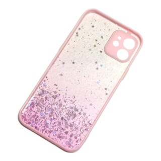 Foto 3 | Funda De Teléfono Con Purpurina Rosa Brillante Para Iphone 12 - Venta Internacional.
