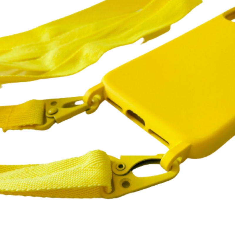 Foto 2 | Funda Colgante Para Iphone 11, Normal, Amarilla, Ajustable - Venta Internacional.