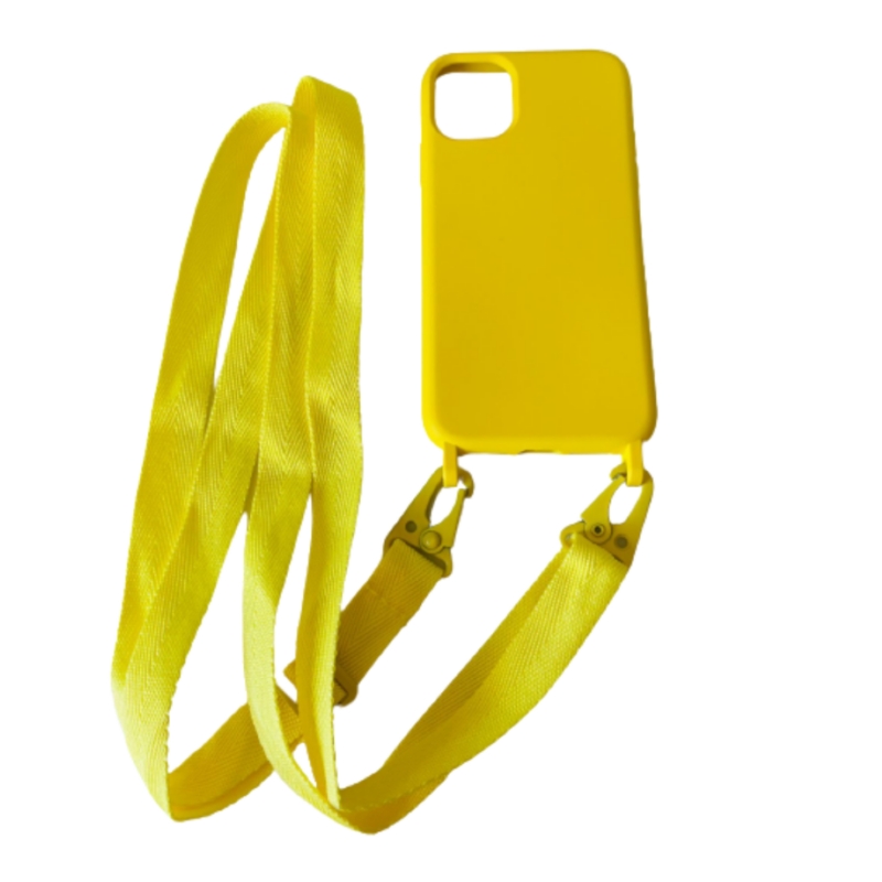 Foto 4 | Funda Colgante Para Iphone 11, Normal, Amarilla, Ajustable - Venta Internacional.