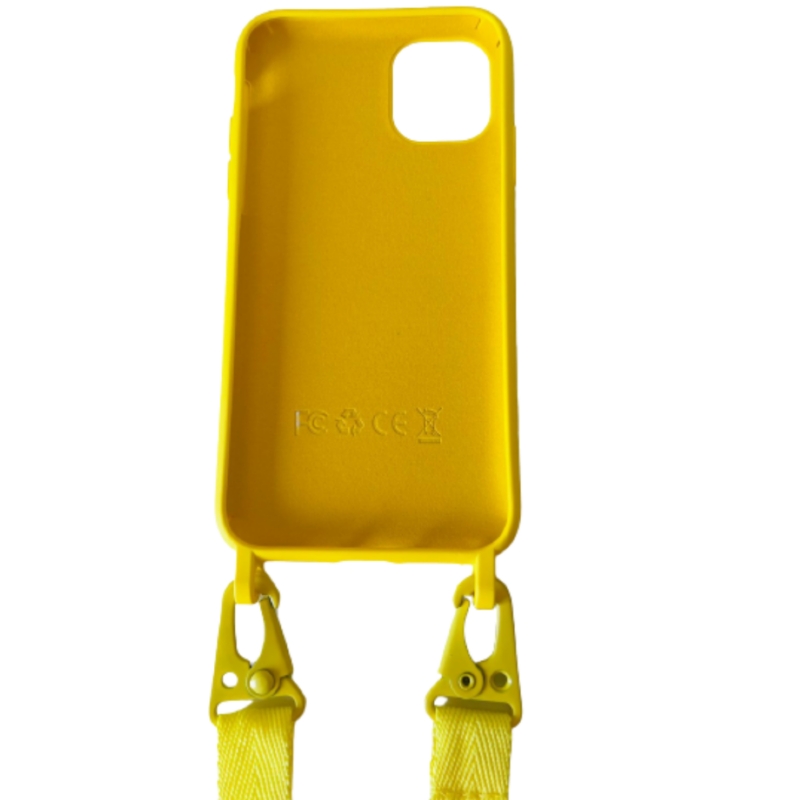 Foto 5 | Funda Colgante Para Iphone 11, Normal, Amarilla, Ajustable - Venta Internacional.