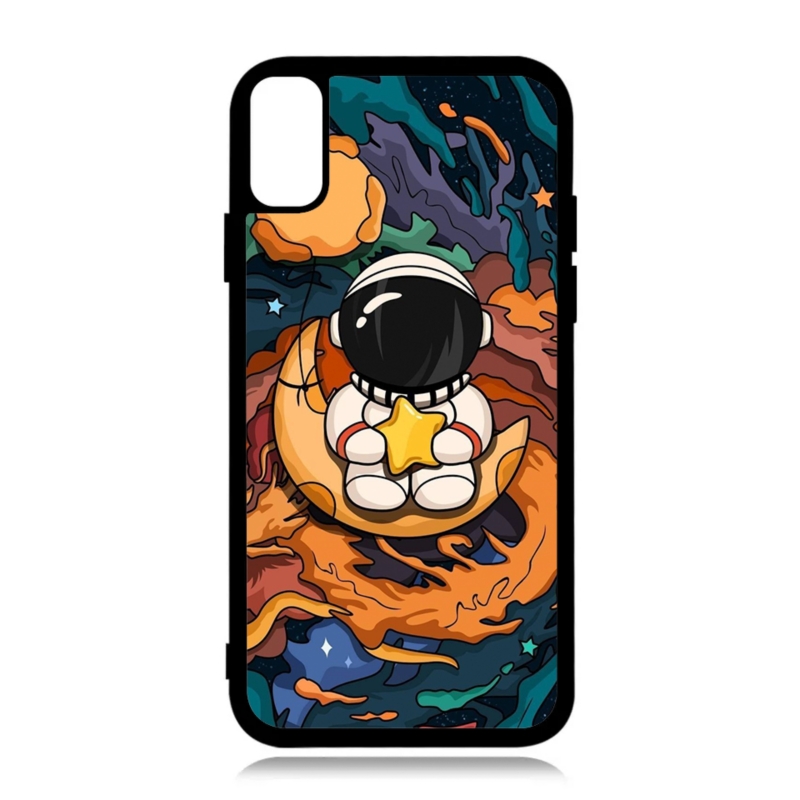 Funda Antidetonante Para Iphone X/xs Design 73 De Tpu Y Aluminio, Color Negro - Venta Internacional.