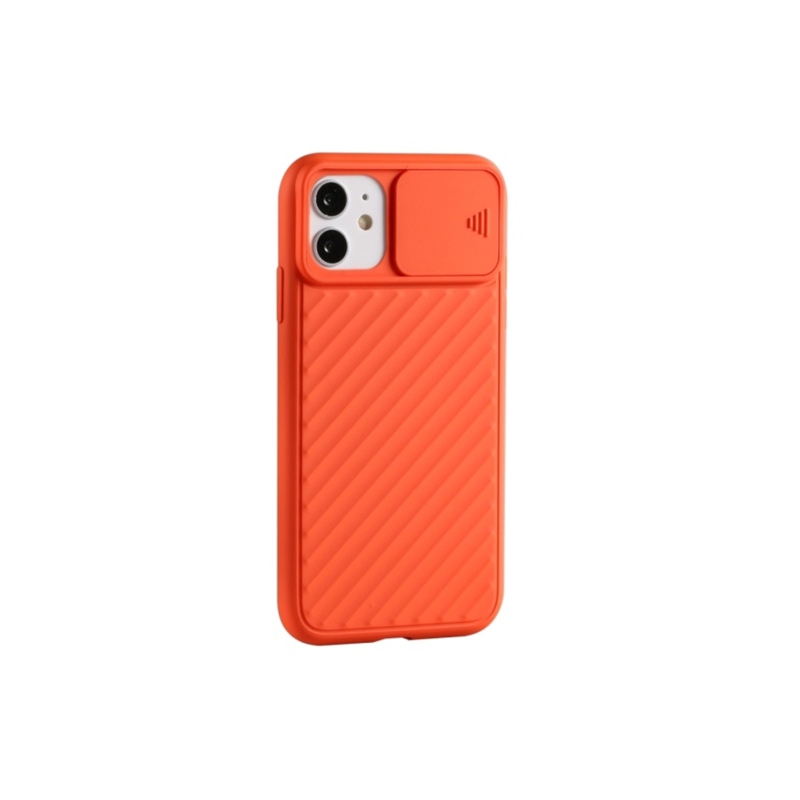 Funda Protectora De Cámara De Silicona Para Iphone 12 Pro - Naranja - Venta Internacional.