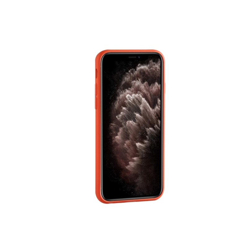 Foto 2 | Funda Protectora De Cámara De Silicona Para Iphone 12 Pro - Naranja - Venta Internacional.