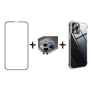 Foto 1 | Funda + Protector De Pantalla Y Cámara De Vidrio Templado Para Iphone 13 - Venta Internacional.