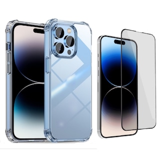 Foto 1 | Funda De Teléfono + Vidrio Templado Para Iphone 14 Pro Antichoque - Venta Internacional.