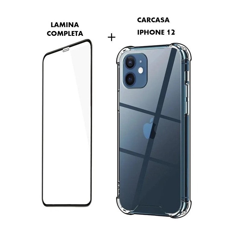 Kit De Carcasa Reforzada Y Lámina Completa Para Iphone - Venta Internacional.