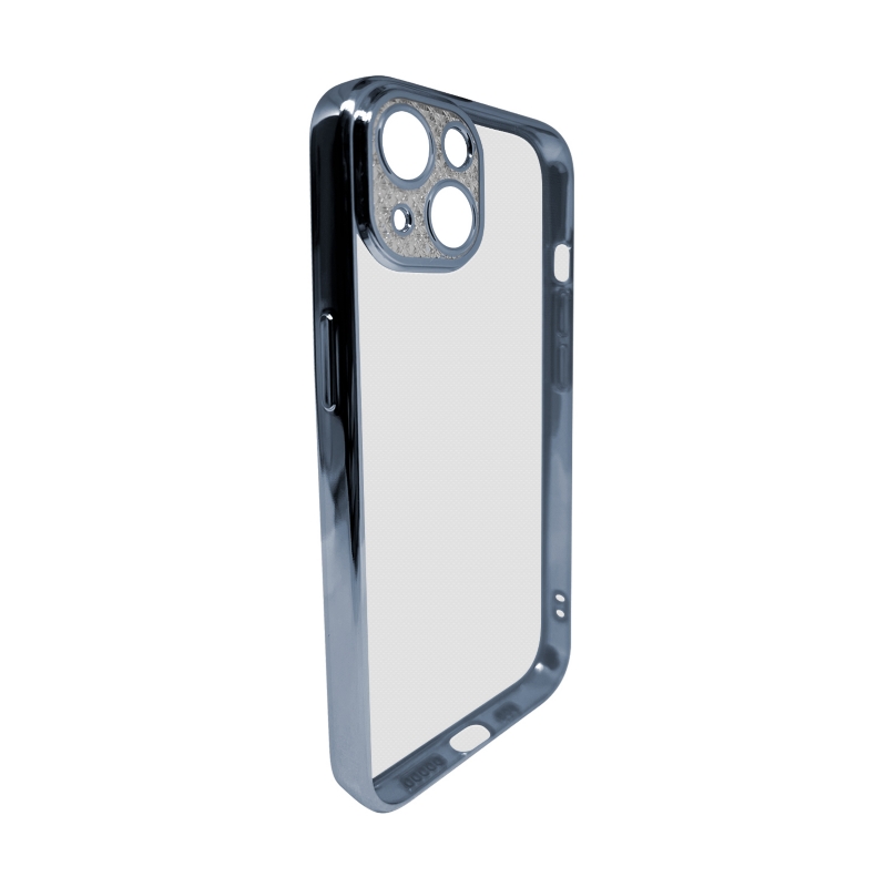 Foto 3 pulgar | Funda Genérica Para Iphone 13, Azul Metalizado, Con Tapa - Venta Internacional.