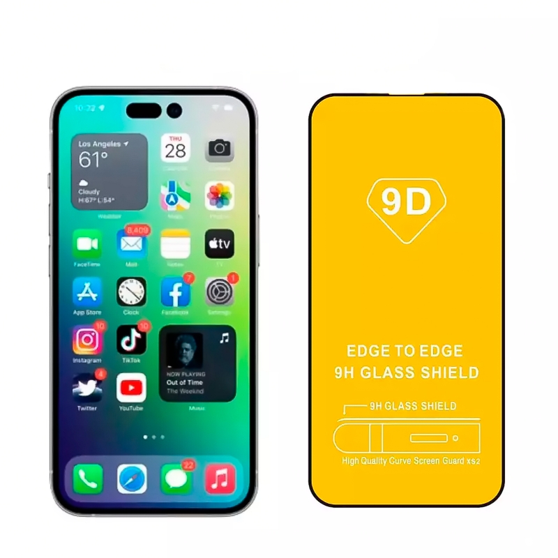 Foto 3 pulgar | Protector De Pantalla Y Funda Para Iphone 14 Pro - Venta Internacional.