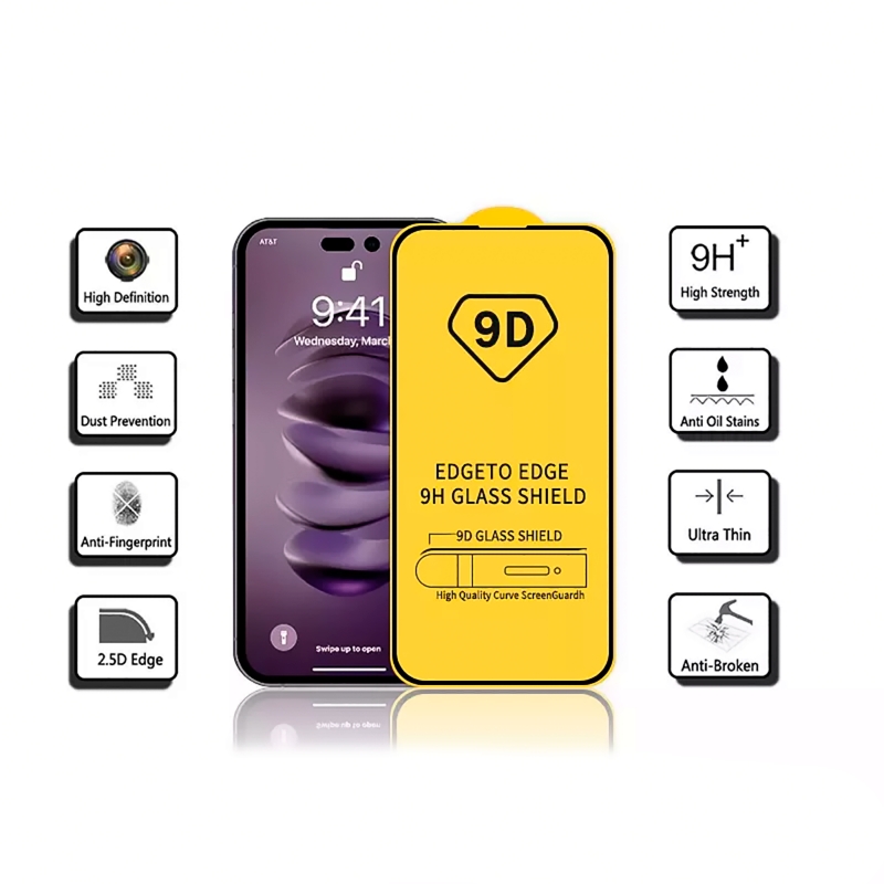 Foto 7 pulgar | Protector De Pantalla Y Funda Para Iphone 14 Pro - Venta Internacional.