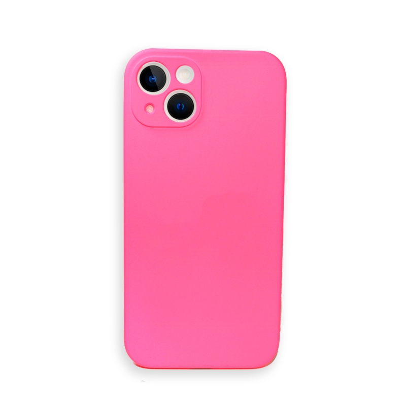 Foto 3 pulgar | Funda Y Protector De Pantalla Para Iphone 13 En Goma Fucsia - Venta Internacional.