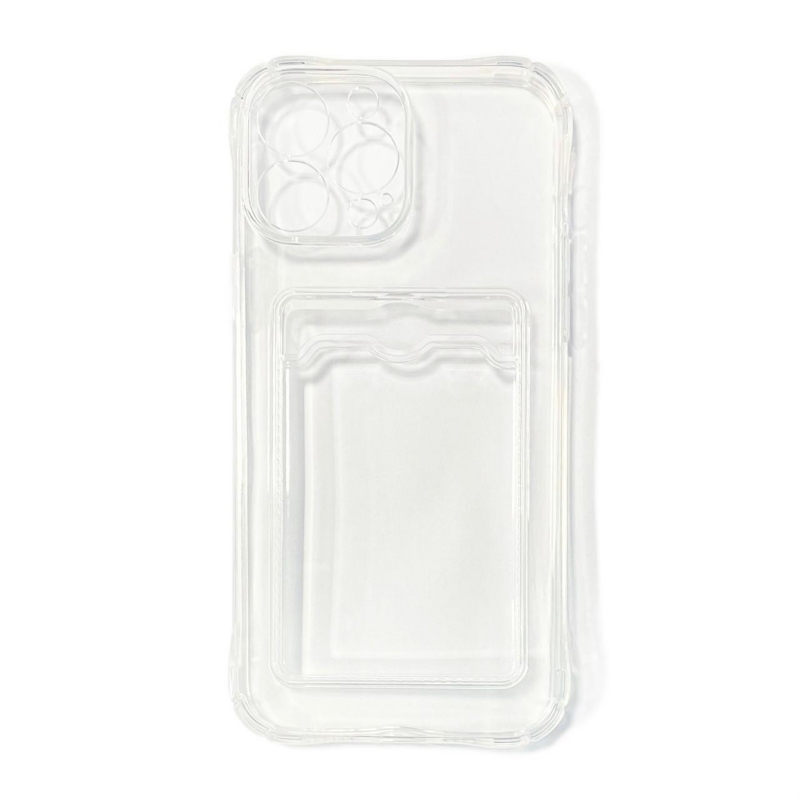 Foto 2 pulgar | Funda De Teléfono Transparente Con Bolsillo Para Iphone 14 Pro Max - Venta Internacional.