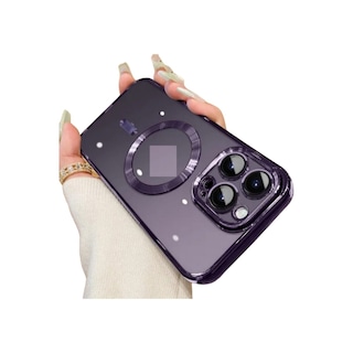 Foto 1 | Funda De Teléfono Transparente De Lujo Con Magphase Para Iphone 14 Purp - Venta Internacional.