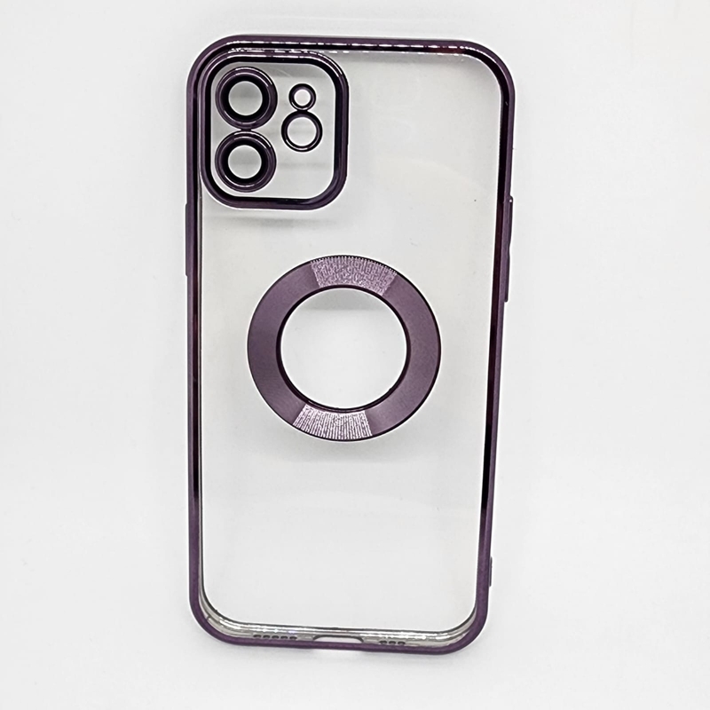 Foto 3 pulgar | Funda De Teléfono Transparente De Lujo Con Magphase Para Iphone 14 Purp - Venta Internacional.