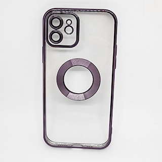 Foto 2 | Funda De Teléfono Transparente De Lujo Con Magphase Para Iphone 14 Purp - Venta Internacional.