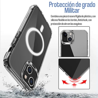 Foto 5 | Funda Magsafe Antichoque Transparente Para Iphone 12 - Venta Internacional.