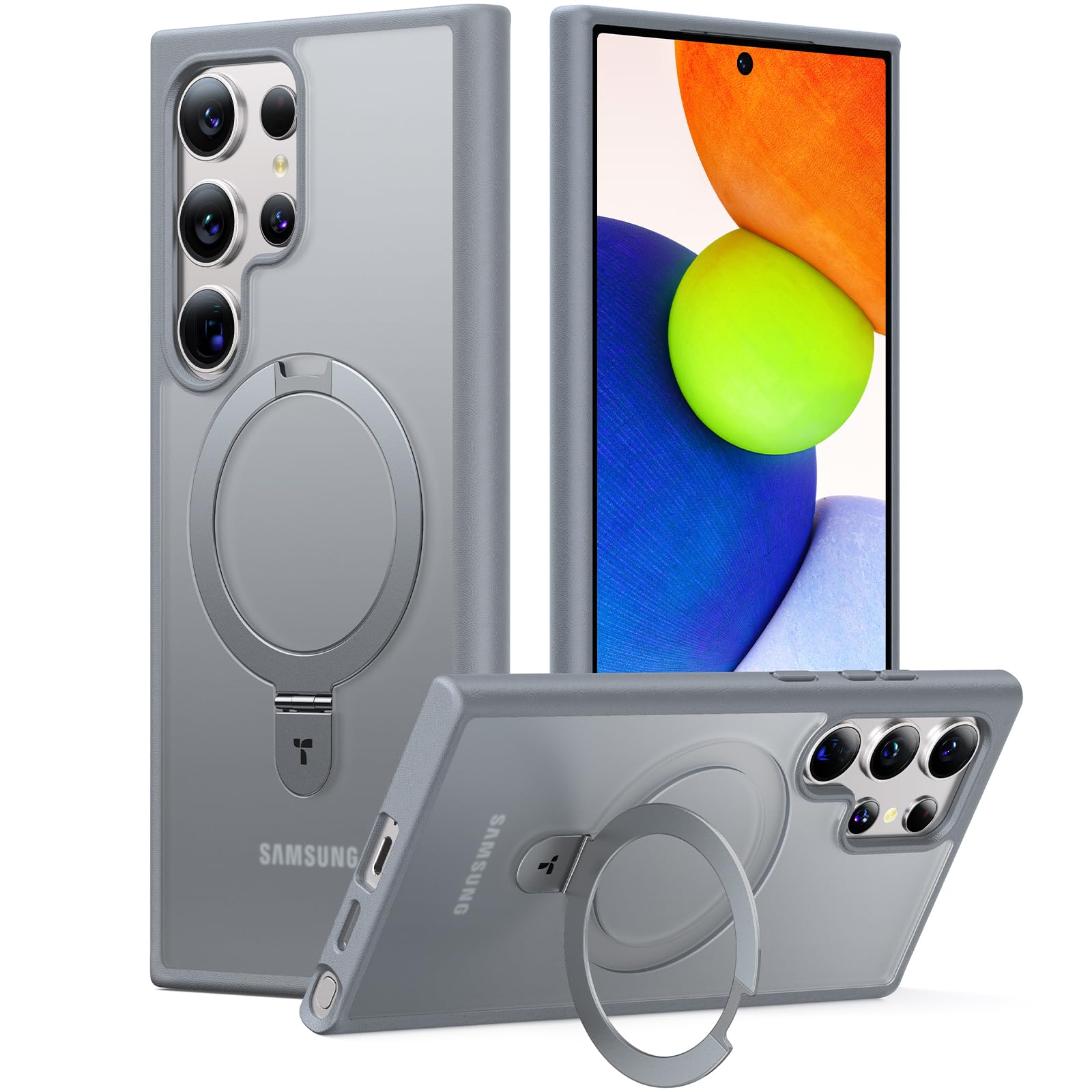 Foto 1 | Funda Para Teléfono Torras Magnetic Ostand Ring Con Soporte Para Samsung S24 Ultra - Venta Internacional.