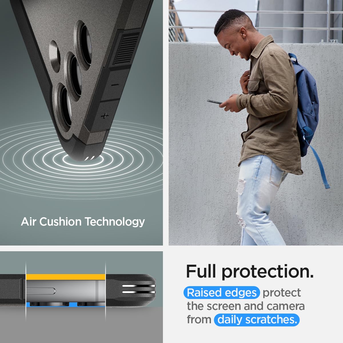Foto 5 | Funda Spigen Tough Armor Para Galaxy S24 Plus Con Soporte - Venta Internacional.