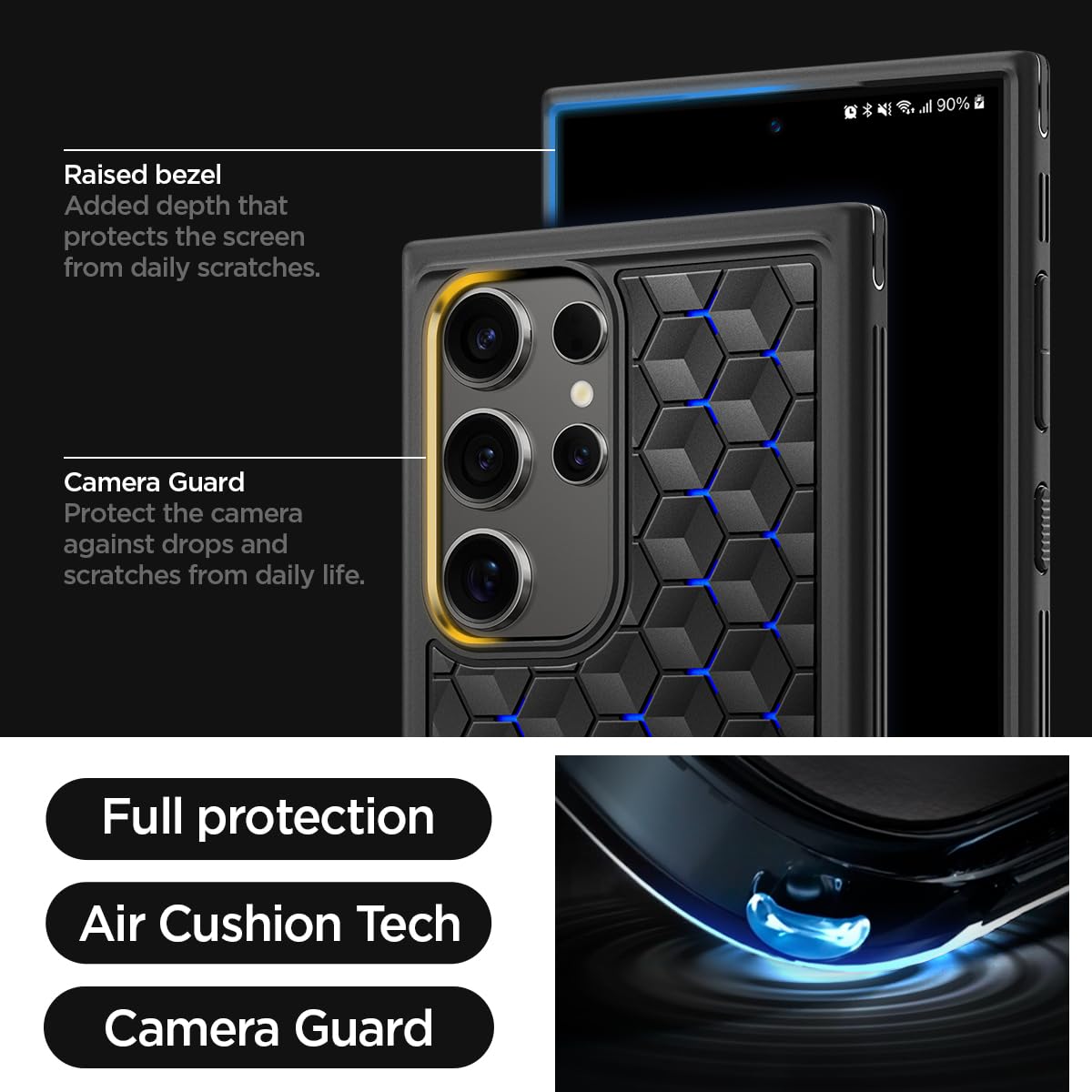 Foto 6 | Funda De Teléfono Spigen Cryo Armor Para Galaxy S24 Ultra - Venta Internacional.