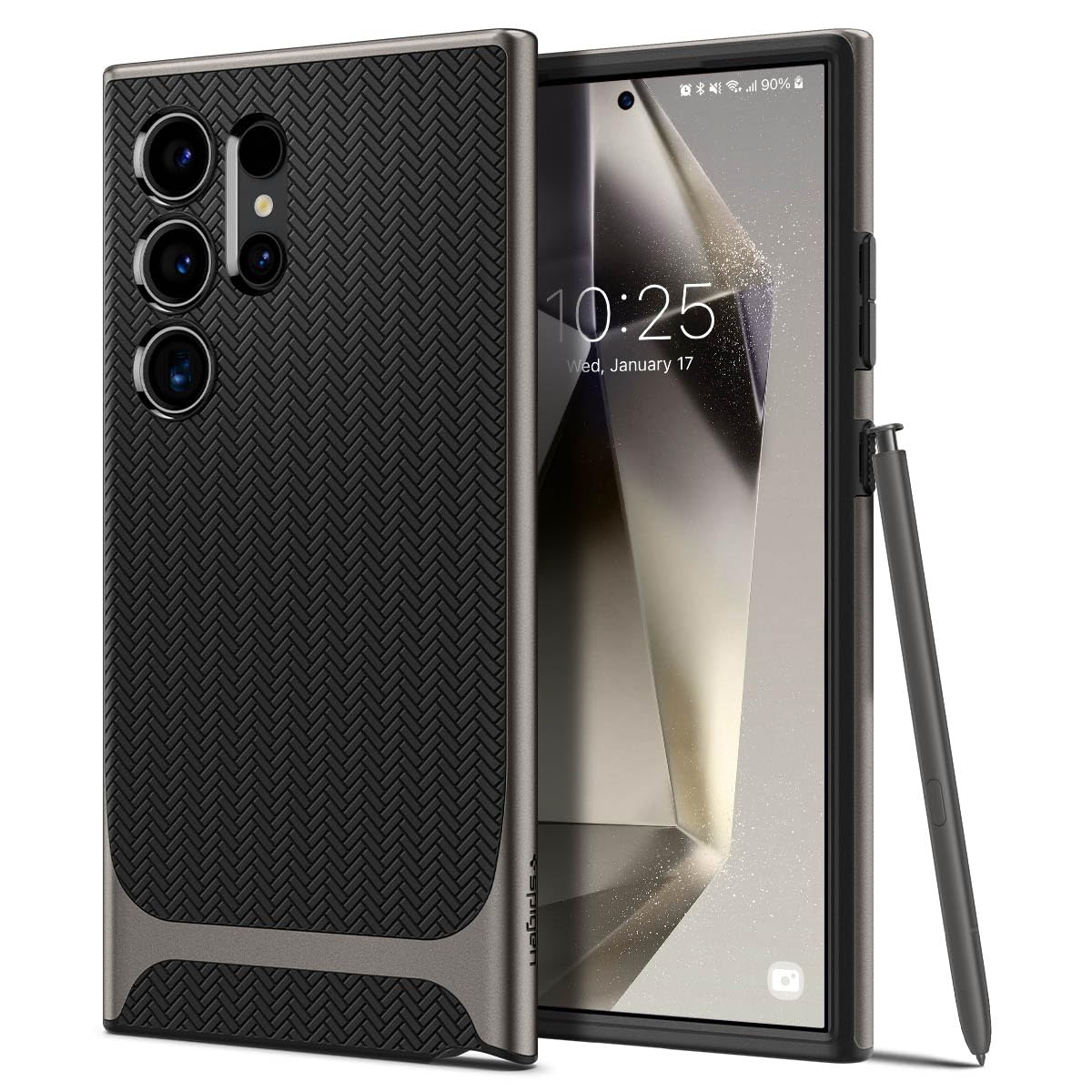 Funda Spigen Neo Hybrid Para Galaxy S24 Ultra Gunmetal - Venta Internacional.