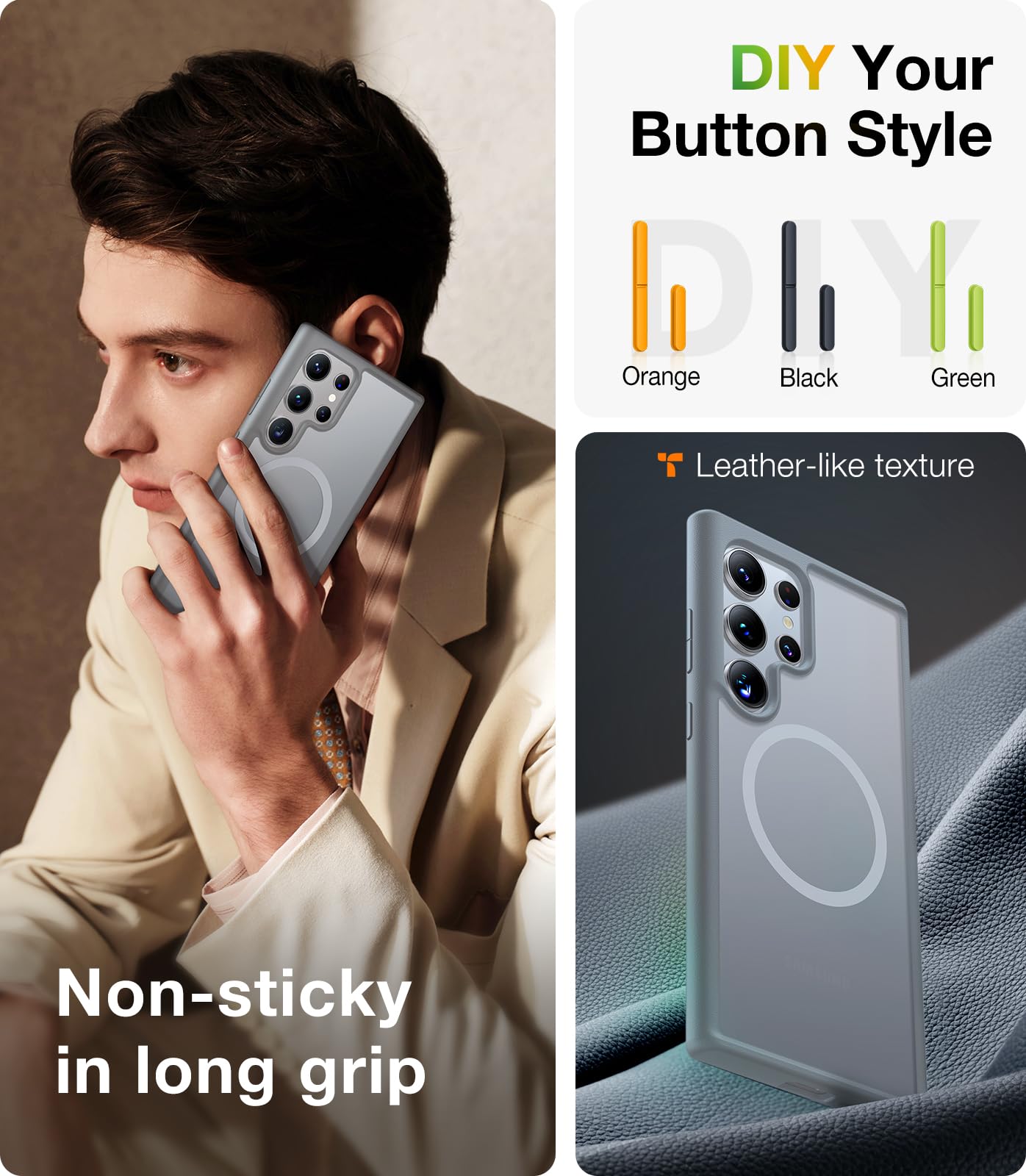 Foto 7 pulgar | Funda De Teléfono Torras Magnética A Prueba De Golpes Para Samsung Galaxy S24 Ultra - Venta Internacional.