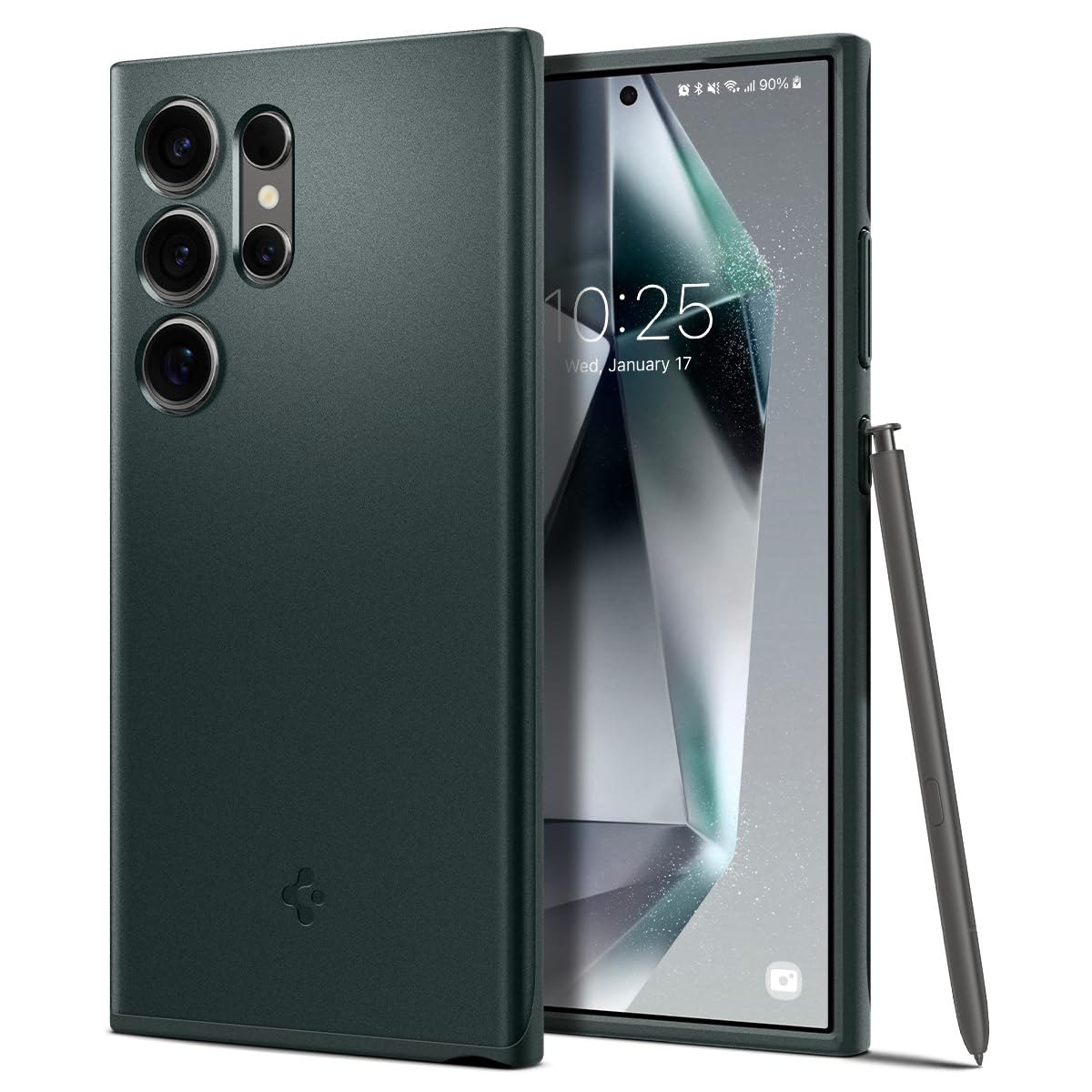Funda Spigen Thin Fit Para Galaxy S24 Ultra Abyss Green - Venta Internacional.