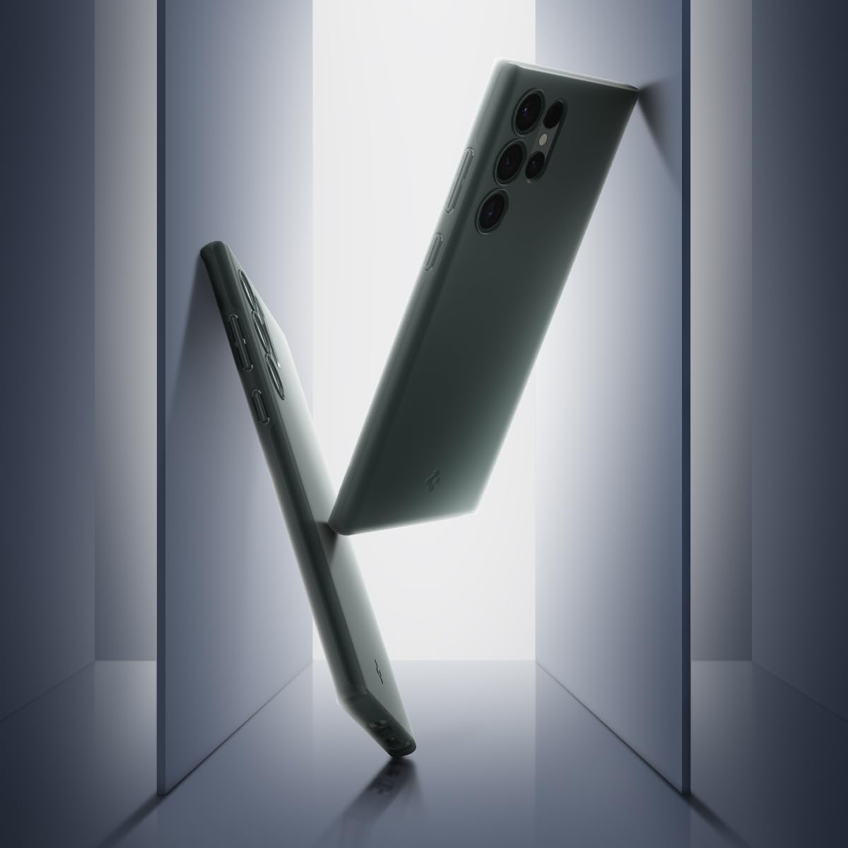 Foto 3 | Funda Spigen Thin Fit Para Galaxy S24 Ultra Abyss Green - Venta Internacional.