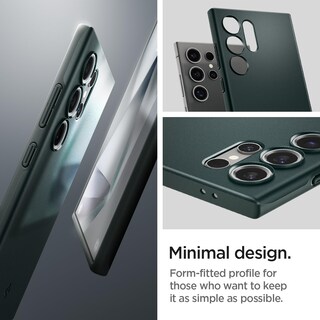 Foto 4 | Funda Spigen Thin Fit Para Galaxy S24 Ultra Abyss Green - Venta Internacional.