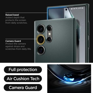 Foto 5 | Funda Spigen Thin Fit Para Galaxy S24 Ultra Abyss Green - Venta Internacional.