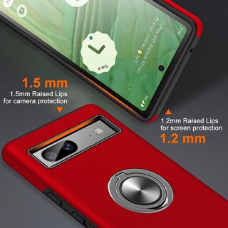 Foto 3 | Funda de Teléfono Jame para Google Pixel 8 con Soporte para Anillos - Venta Internacional