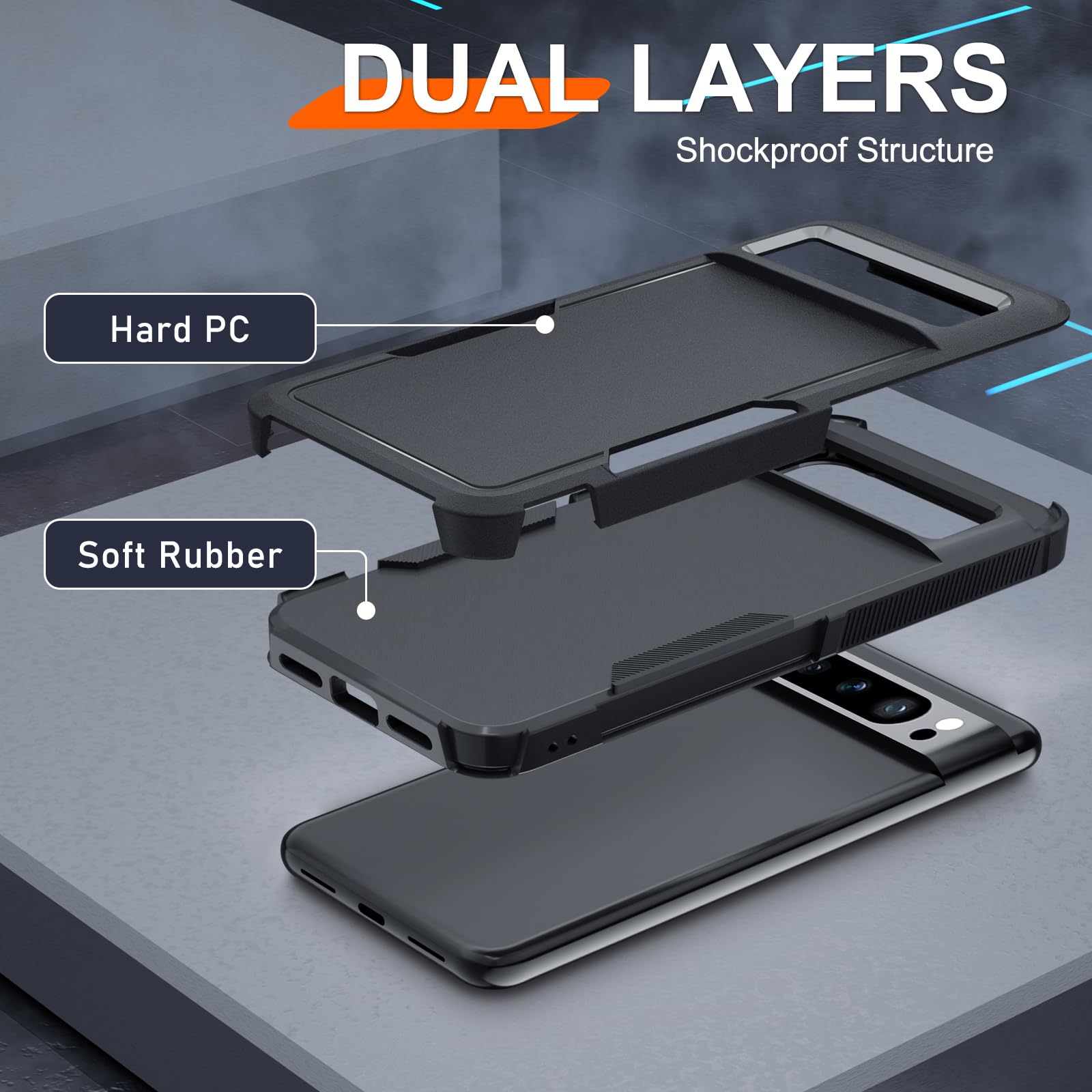Foto 3 pulgar | Funda de Teléfono Janmitta para Google Pixel 8 Pro con Accesorios - Venta Internacional