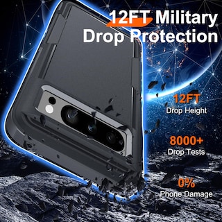 Foto 3 | Funda de Teléfono Janmitta para Google Pixel 8 Pro con Accesorios - Venta Internacional
