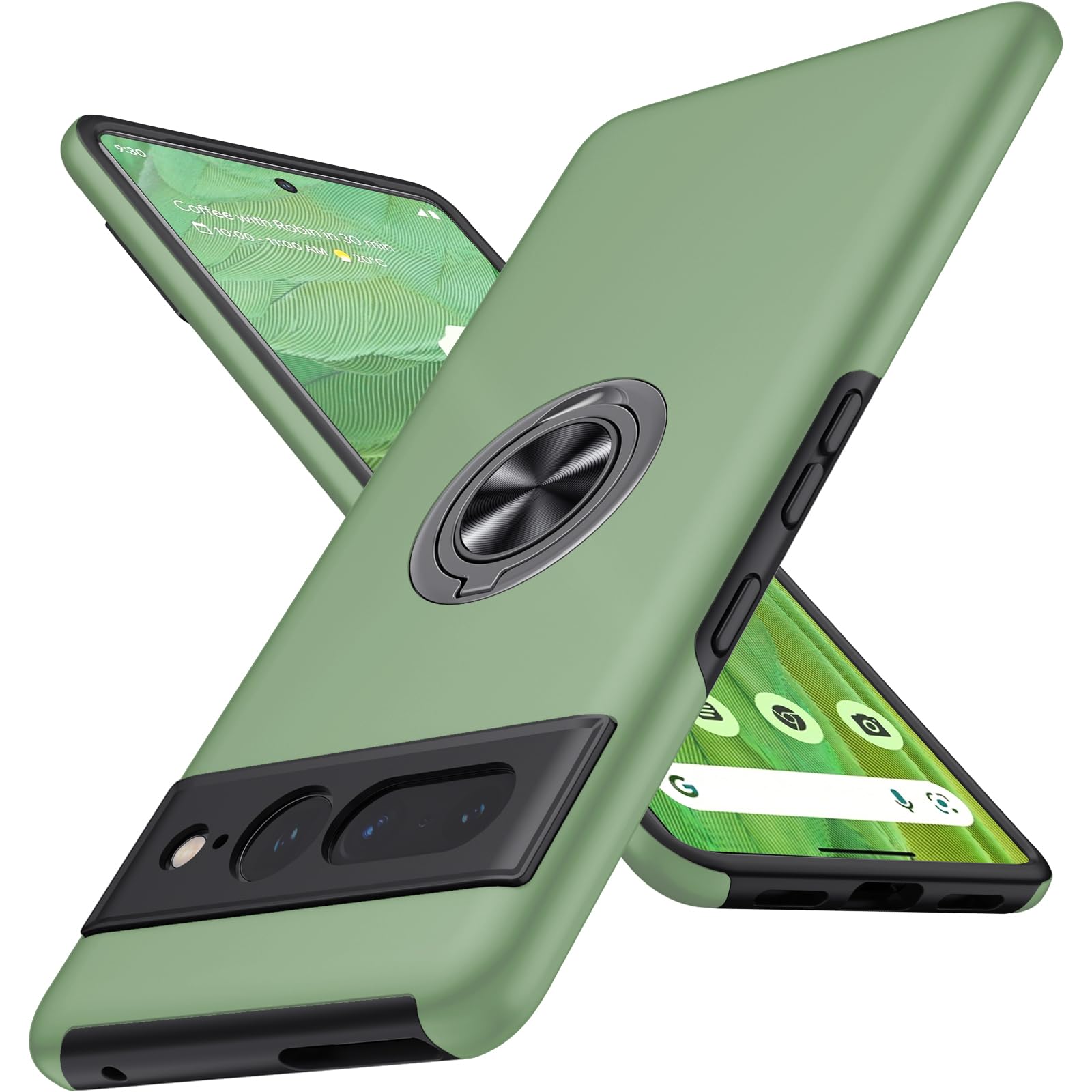 Foto 2 pulgar | Funda de Teléfono Jame para Google Pixel 7 Pro con Soporte Anular - Venta Internacional