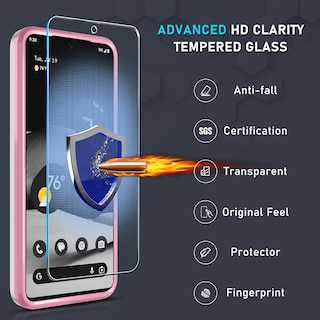 Foto 6 | Funda Janmitta para Google Pixel 8 Pro con Protector de Pantalla- Venta Internacional