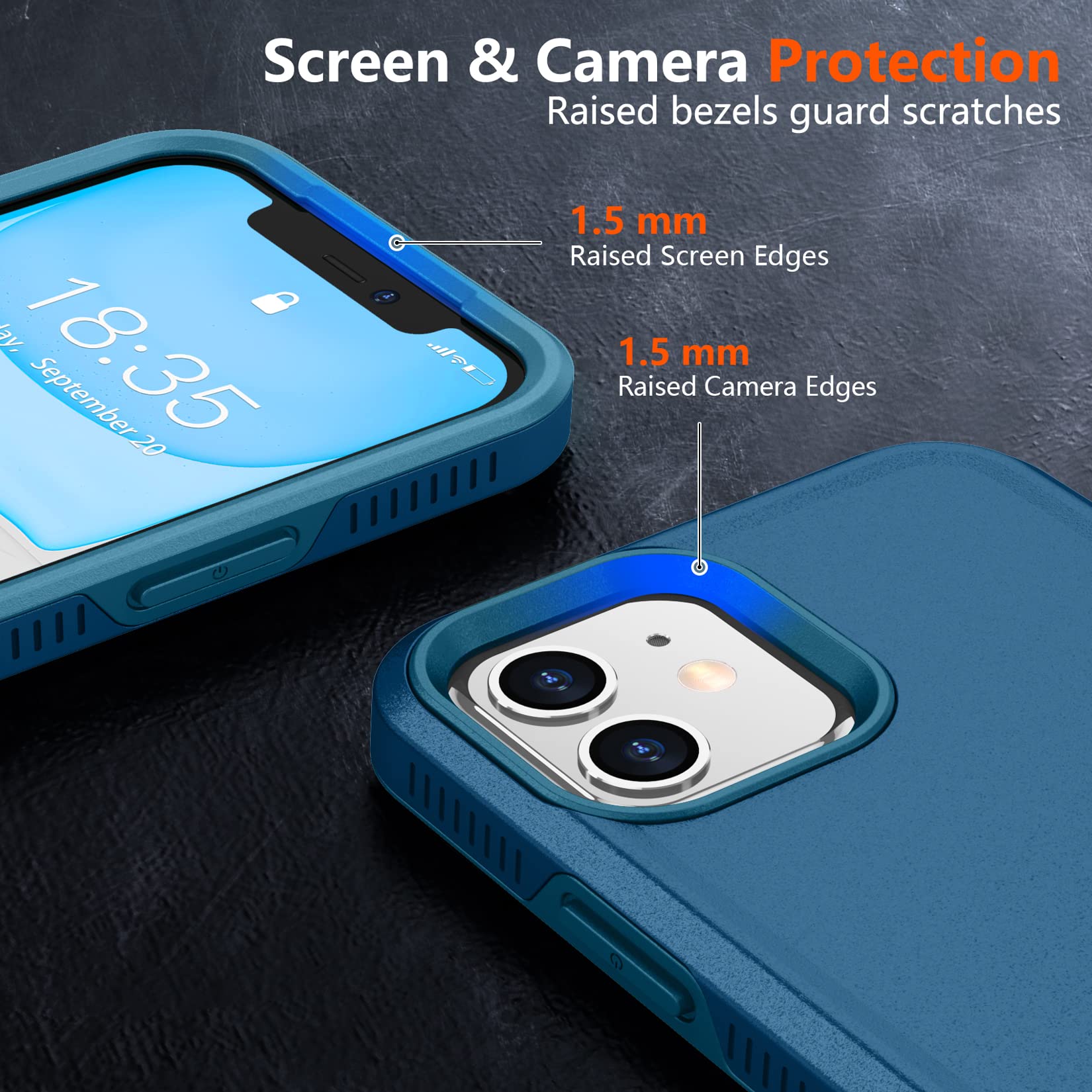 Foto 5 pulgar | Funda Spidercase Para Iphone 11 Sea Blue - Venta Internacional