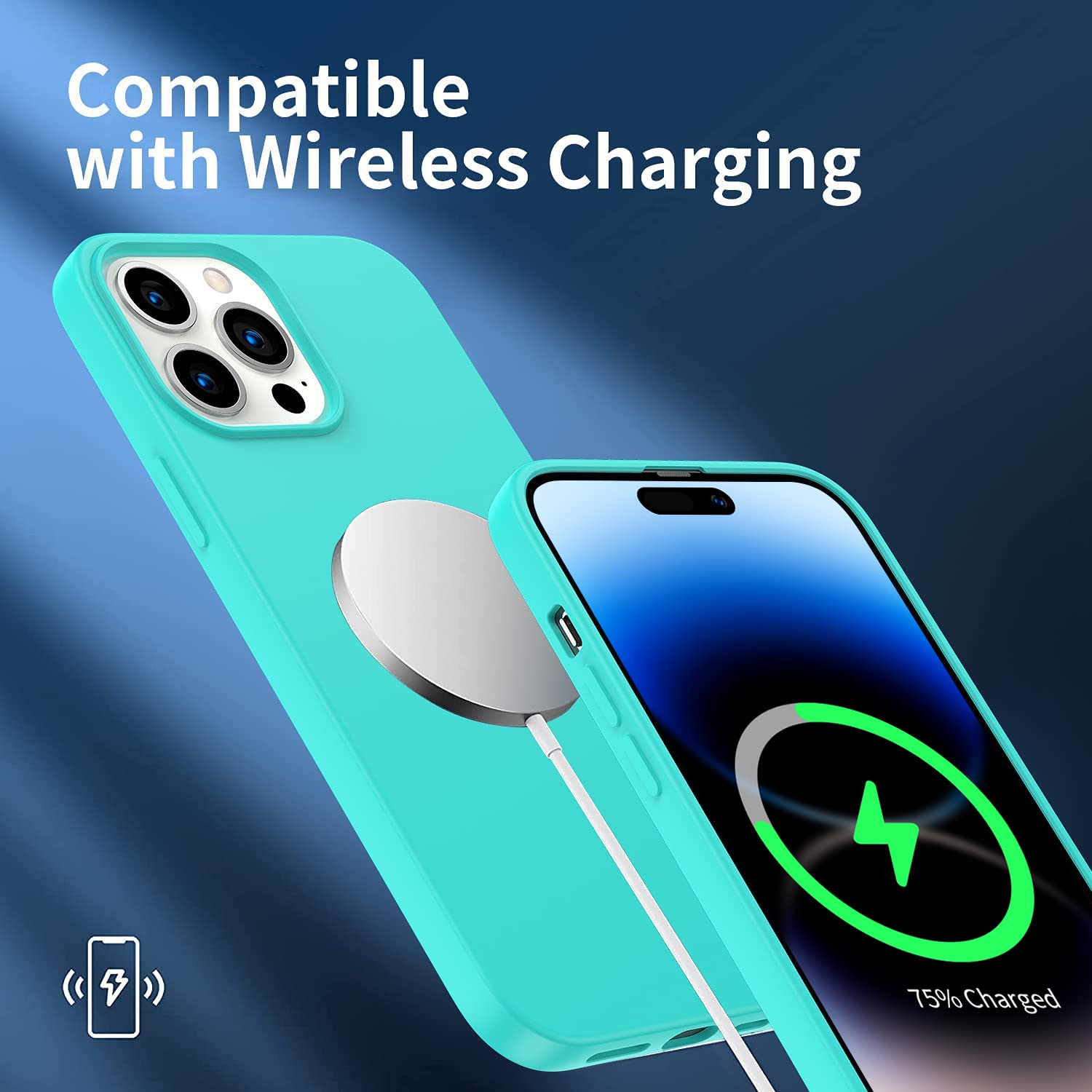 Foto 5 pulgar | Funda de Teléfono Amytor Silicone para iPhone 14 Pro Max - Venta Internacional