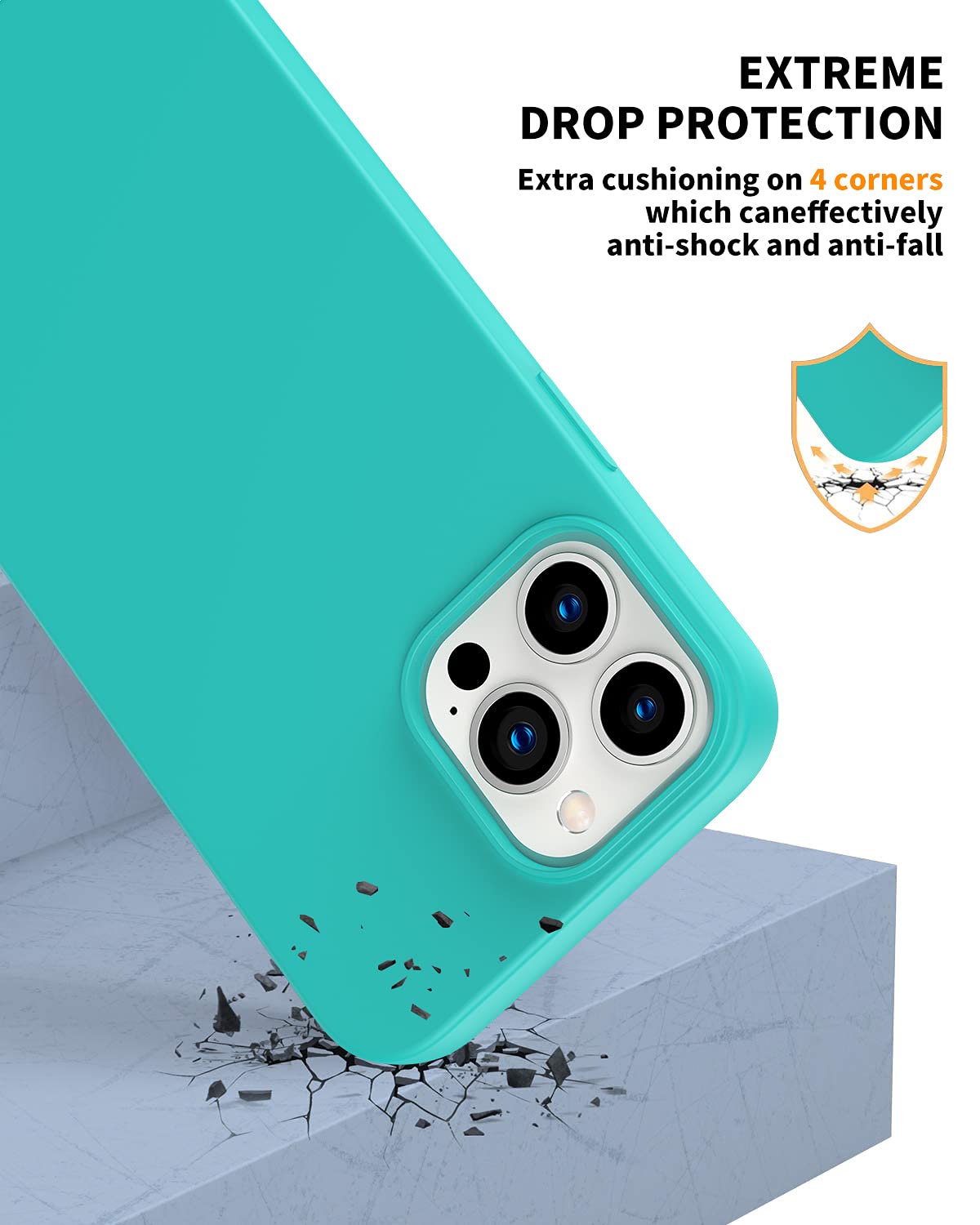 Foto 6 pulgar | Funda de Teléfono Amytor Silicone para iPhone 14 Pro Max - Venta Internacional