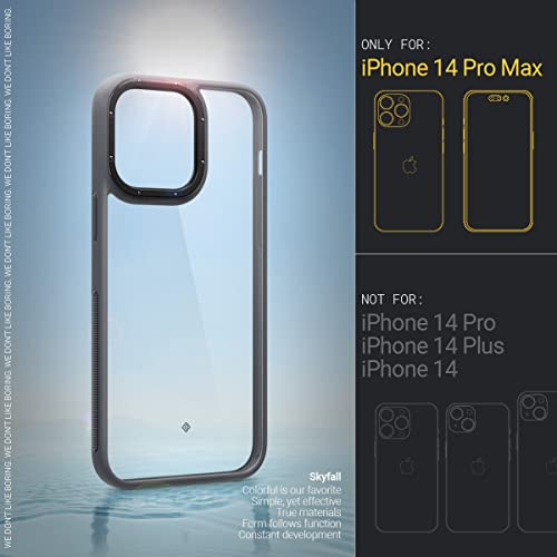 Foto 3 pulgar | Funda de Teléfono Caseology Skyfall Clear Matte para iPhone 14 Pro - Venta Internacional
